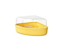 QUXVUIS Easy To Clean Hamster Bathroom Sand Bath Box Comfortable Bathing Option For Hammies And Small Pets Digging Fun Time Small Animal Sand Bath Box Gerbils Room Cage