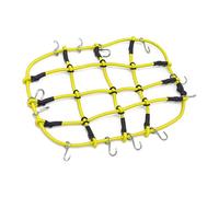 QUXVUIS Easy-to-Install 1/12 Luggage Net For RC Car Prevent Items Moving Cloth Miniature Cargo Net Easy To Intall Made Of Cloth, Yellow