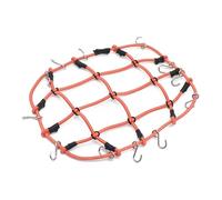 QUXVUIS Easy-to-Install 1/12 Luggage Net For RC Car Prevent Items Moving Cloth Miniature Cargo Net Easy To Intall Made Of Cloth, Red