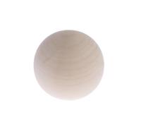 QUXVUIS Eco-Friendly Solid Natural Beech Wooden Balls Beads Crafts Making 75mm