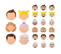 QUXVUIS Educational Toy Fun Stickers Games Helping Preschool Children Learn And Various Emotions Through Engaging Activities Social Emotional Learning Games