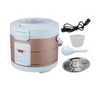 QUXVUIS Electric Heating Lunch Coating Pots Cookware Smart Cooker Provides Quick Solutions For Meal Prep During Commutes Porridge Rice Cooking Heating Travel Rice Cooker