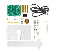 QUXVUIS Electromagnetic Swing Experiment Kit Hall Electromagnetic Principle LED Lights Flash Colorful Swings DIY Assembly Fun, Kit + Power Cord