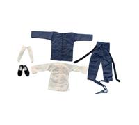 QUXVUIS Elegant Action Figure Clothes 1/6 Scale Attractive Choice Fashionable Dolls 1/6 Scale Top Coat with Pants Model for Action Figures. for 12 Inch Figure Body. Figures Kung Fu Suit Set