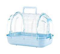 QUXVUIS Elegant Bird Cage Portable Bird Carrier With Handle Travel Various Birds Safe Out Cage Cages For Parakeet Acrylic Birdcage Portable Clean Carrier Travel With Handle Stable