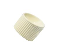 QUXVUIS Elevated Cat Bowls Tilted Upper Lower Bowls Anti Slip Comfortably Suitable For Flat Faced Cats While Eating Ceramic Elevated Cat Feeder Anti Slip, Yellow, 13.7x11cm