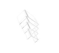 QUXVUIS Elevated Display Rack Acrylic Riser Stand For Durable And Multi Function On Any Desktop Setup Making Easy For Customers To Browse And Choose. Acrylic Clear Showcase Is Made Of Premium