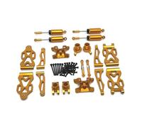 QUXVUIS Enhanced Functionality With RC Car Alloy Modified Spare Accessory Kits Designed For Various 1/16 Scale RC Models Upgrade Accessories Car Spare Parts Metal Part, Golden