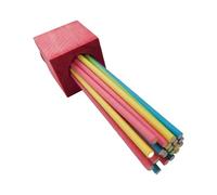 QUXVUIS Enriching Bird Toys For Medium To Large Birds Featuring Chewing Blocks And Colorful Sticks Encouraging Healthy Chewing Habits And Play Toys Bird Accessories Parrots Large Birds