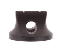QUXVUIS Erhu Parts Accessory Sandalwood Bridge Delivers Exceptional Sound Traditional Music Performance Chinese Traditional Musical Instrument Parts Solid Wood Bridge Erhu, Black with Bottom Hole