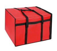 QUXVUIS Exceptional Pizza Delivery Bag Insulated for Hot Pizza Transport Durable Waterproof with Heat Insulation Properties Insulated Food Delivery Bag Bags, Red, 50x50x20.5cm