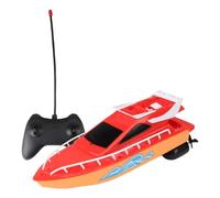 QUXVUIS Exciting and Powerful Electronic Wireless RC Boat Battery Powered for Kids and Adults Unleash Inner Captain, Red