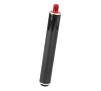 QUXVUIS Expert Pool Cue Extender Sleeve Lightweight Snooker Cues Reliable Durable Carbon Fiber Compact Carbon Fiber Aluminum Alloy Cue Shaft Holder Parts With, Black Red, 8 inch