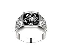QUXVUIS Eye-catching Scorpion Ring For Men - Embrace Wild Side Alloy Rings For Men Finger Ring Punk Simple And Unique