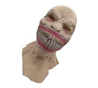 QUXVUIS Face Cover Devil Terror Creepy Gag Tooth Demon Halloween Costumes Scary Follower Horror Gruesome Shield Party Favors