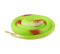 QUXVUIS Fake Snakes Novelty Toys Simulation Weird Stuff Accessories Pranks Favors Animal Supplies Tricky Halloween Decoration , Light green 1