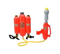QUXVUIS Firefighter Water Squirt Backpack Toy Endless Fun For Kids During Hot Summer Days Extinguisher Shaped Water Toy Is Suitable For Beach Firefighter Backpack Sprayer Kids