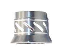 QUXVUIS Fishing Pole End Rod Repair Part Reel Seat Accessory Durable Aluminum Tool Building And Repairing Fishing Rods Rod Building Repair Parts, Silver, 2.35x1.8cm