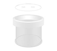 QUXVUIS Floating Fish Hatching Box Divider Separation Box Reliable Betta Guppy Fish Isolation Lightweight Aquarium Breeding Container Aquarium Hatchery Breeder Baby Incubator, Clear, 8x10cm