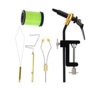 QUXVUIS Fly Tying Tools for Professional Beginners Comprehensive Set Featuring Fly Tying Device and Essential Accessories Bobbin Thread Holder Bobbin Holder, Green