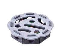 QUXVUIS Foldable Maze Box For Indoor Cats Durable Felt Puzzle Toy Safe And Fun Equipped With Three Bells To Relieve Boredom Felt Puzzle Box Cat Exercise Toy With Ball, type+4
