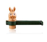 QUXVUIS Food Storage Bag Sealing Clip Portable Adorable Moisture-Proof Sealer Candy Chocolate Nut Clamp Household Supplies, Green Beige