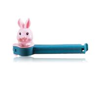 QUXVUIS Food Storage Bag Sealing Clip Portable Adorable Moisture-Proof Sealer Candy Chocolate Nut Clamp Household Supplies, Blue Pink