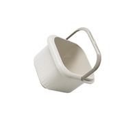 QUXVUIS Foot Soaking Tub with Massage Features Foot Soak Bath Home Spa Environment Stress Relief Option at Home Bath Basin for Soaking Feet Footbath Bucket, White, 21.5x25x23.5cm