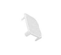 QUXVUIS Footrest Supplies Cat Litter Pad Litter Case Mat Oblique Mouth Scat Sifting Pellets Catcher Easy To Clean Excellence Floor Essentials Scat Sifting Pellets Catcher, White, 50x40.5x15cm