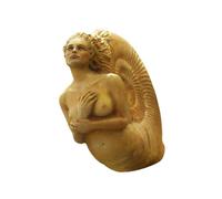 QUXVUIS for Mermaid Sculpture Decor Vintage Stylish Modern Decorative Living Room Office Desktop Club Party Statue Ornament