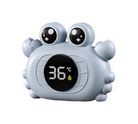 QUXVUIS Fun And Functional Seal Shape Floating Thermometer Baby Bath Temperature Monitors Has Charming Seal Shape ABS, Blue crabs