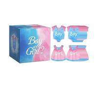 QUXVUIS Fun Baby Shower Party Invitations Voting Games And Gender Reveals Ballot Box For Newborn Shower Boosts Excitement For Celebrations Party Favors Decorations Card Collection Box