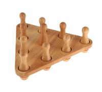 QUXVUIS Fun Mini Bowling Play Toy With Solid Wood Pins Complete Shuffleboard Set For Kids Activity Games Shuffleboard Experience With Solid Wood Bowling Pin Set. Addition To Table