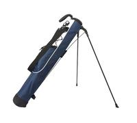QUXVUIS Functional Golf Stand Bag with Detachable Shoulder Strap Innovative Golf Club Tube Organizer Useful for On Go Golfers Mens Bag with Stand and Strap Lightweight, Dark Blue