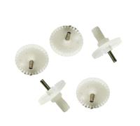 QUXVUIS Gears Module Accessories Set Kit E99 Plastic 5pcs Gears Package Contents Fit DC Motor DIY Model Toys Replacement Games Building Gear Sets Dc Motor Plastic Small