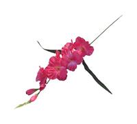 QUXVUIS Gladiolus Office Party Decoration Colorful 65cm Flowers To Brighten Up Workspace Can DIY Home Decorations What Like, Rose Red, 65cm