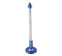 QUXVUIS Golf Swing Trainer Alignment Stick Portable Golf Equipment Visualizing Swing Accuracy Training Tool Is Made Of Aluminum Alloy Chipping Practice Corrector For Golfer, Blue, 16.5cm to 37.6cm