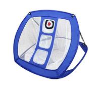 QUXVUIS Golf Training Net Folding Lawns Garden Hitting Train Aid Reusable Practice Cage Accessories Gifts for Trainers, Blue