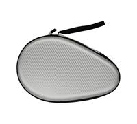 QUXVUIS Gourd Shaped Professional Pong Case Very Practical for Table Tennis Enthusiasts Convenient Handle Makes Case Taking Equipment with Professional Pong, Silver, 18cmx28cmx7.5CM
