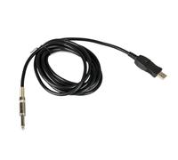 QUXVUIS Guitar Bass USB Cable With 300cm Length Providing Freedom Of Movement While Recording Audio Tracks USB Guitar Cable Owns Sound Card And Can Be Compatible With Computer