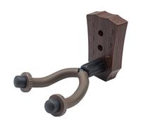 QUXVUIS Guitar Wall Hanger Hook Guitar Holder Stand Sturdy Reliable Construction Showcasing Various String Hook Metal Display Stand, Black Brown, Ballad Type