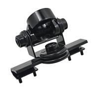 QUXVUIS Ham Antenna Clip Speedy Setup No Drilling 360 Degree Adjustable Reliable Rubber Pad Guards Vehicle Aesthetics Mobile Antenna Mount Car Mount Ham, black