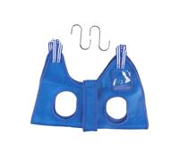 QUXVUIS Hammock Restraint Bag Easy To Comfortable Pet Grooming Hammock Nail Cutting Washing Exposing Feet And Head Pet Grooming Helper For Cats Small Medium, Blue, L