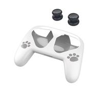 QUXVUIS Handle Protective Cover Kit Rocker Hat Plastic Distinctive Lightweight Anti-dust Case Clear Skin Game Holder Controler Under Play Free Anti-slip Dustproof Cat Paw Skin Cover Compatible