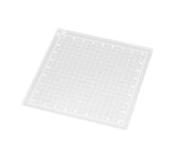 QUXVUIS Handmade Clay Crafting Mat Acrylic Scale Pads for Shaping Sculpting Pottery Must-Have Tool for Clay Artists Board Hand Sculpture DIY Crafts Hand Tools, Clear, 10x10x0.4cm