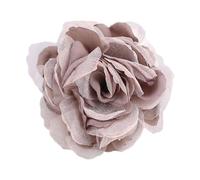 QUXVUIS Handmade Fabric Flower Brooch Pin Satin Accessory Floral Elegance For Professional And Casual Attire Handmade Rose Brooch Is For Formal Occasions Such As Weddings