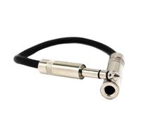 QUXVUIS Headphone Extension Cable Cord Wire Converter With High Grade Twin Cable Ensures Minimal Signal Loss 6.35mm TRS Socket Female To 6.35mm Male Plug Audio Leads For Exceptional Sound