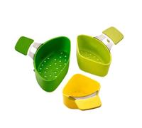 QUXVUIS Heat Resistant Silicone Egg Steamer Cooked Eggs Every Time Durable Structure Silicone Saucepan Divider Steamer Basket