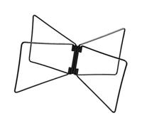 QUXVUIS Heavy Duty Storage Bin Stand Lightweight Folding Cooler Stand Outdoor Camping And Travel Equipment Solutions Foldable Rack Insulated Ice Bucket Holder, Black, 46x33x21cm