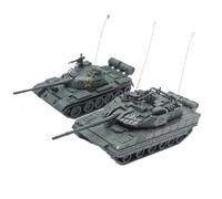QUXVUIS Heavy Tank Model Miniature Tanks Craft Education Toy Crafted For Fun And Learning Collectors Boys Gifts Heavy Tank Model Miniature Tanks Collectibles 1/72 Scale 4D Assembly Light Toy, green